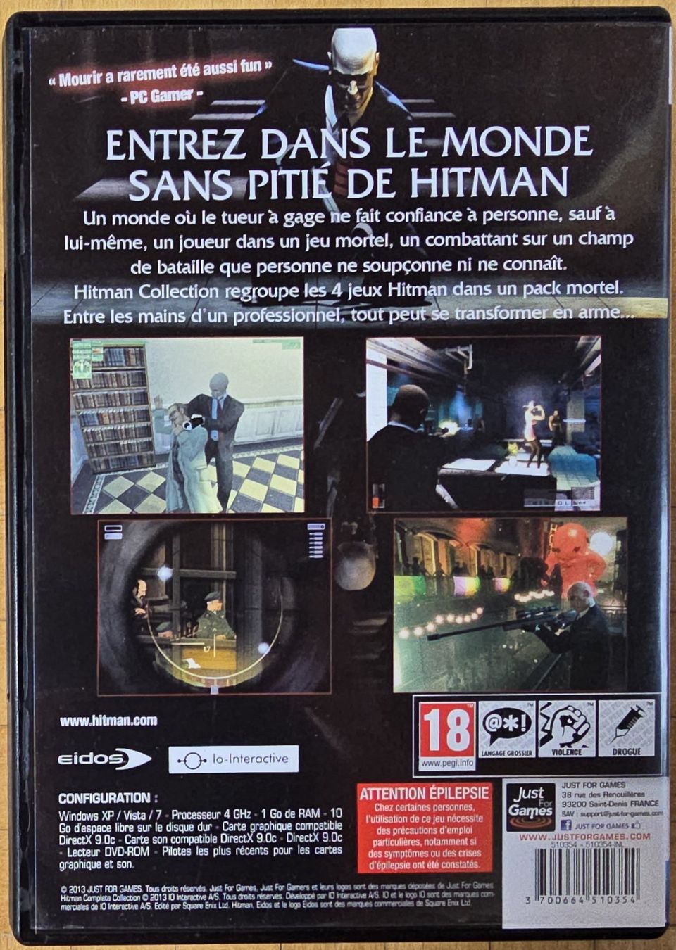 Microsoft Giochi: PC : Hitman - Collection (4 jeux) – Usato da Froideville venduto da xXSebastienXx 1