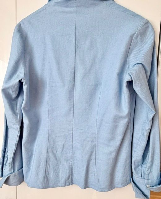 Camicette: Flanell-Bluse, hellblau, M – Usato da Zürich venduto da gunti02 4