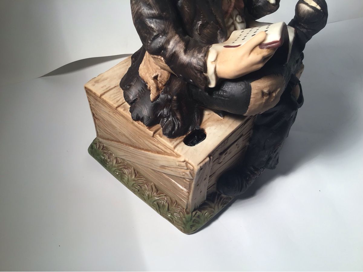 Statuette: Lesender Clochard mit musik – Usato da schönenbuch venduto da Josefus 1