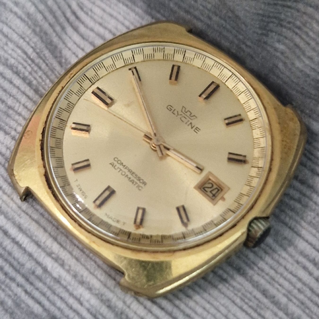Glycine Orologi: Glycine Compressor Automatic Herrenuhr  – Usato da Reiden venduto da Flohmarkt-77 7