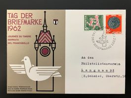 Couvert Tag der Briefmarke 1962 Baden