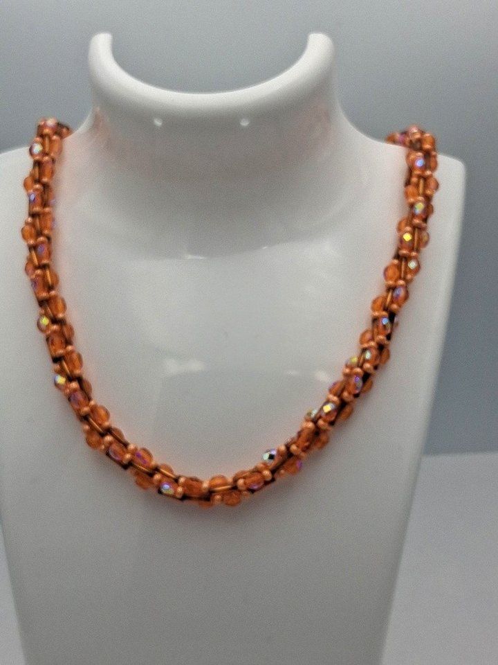 Catenine: Handgefertigtes Collier aus funkelnden Glasperlen – Nuovo e nell'imballaggio originale da Heiligkreuzsteinach venduto da schmucktime 4