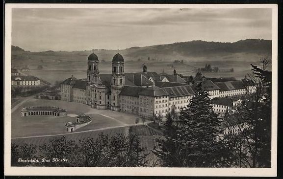 Cartes postales: AK Einsiedeln, Das Kloster, 1930 – D'occasion à Berlin par bartko-reher