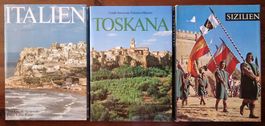Italien  -  Toskana  -  Sizilien   (3 Bücher)