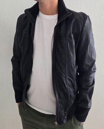 Herren Lederjacke grösse M guter Zustand
