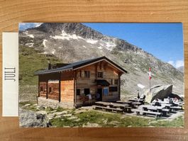 AK von Fiescher Alp Märjelensee Fiesch