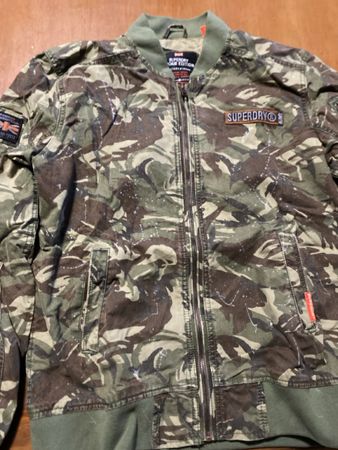 Superdry Rookie Edition Bomberjacke Camouflage grün