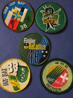 5 Badges A95 Infanterie originaux