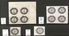 Lot " Scchwarzdrucke" aus Liechtenstein KP 318.--