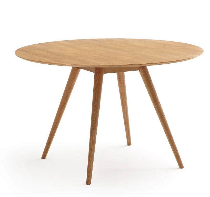 Tavoli: Table à manger, ronde, plaquée chêne – Usato da Blonay venduto da gen_7sbx 3
