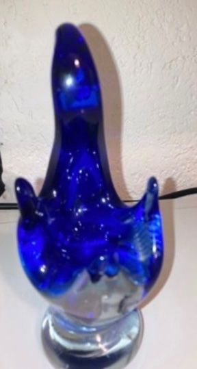 Tutte le decorazioni: Blauer Glas Schwan, Murano Stil – Usato da Zürich venduto da annaheer13 2