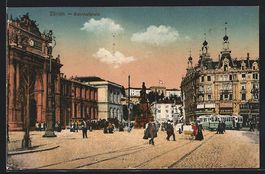 Zürich, Bahnhof, Bahnhofplatz, Strassen