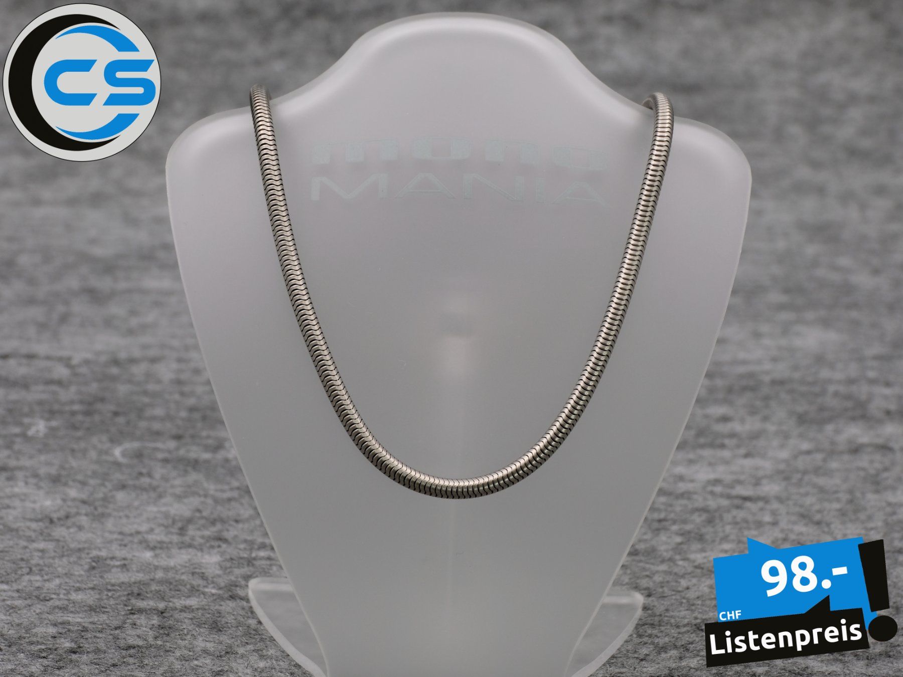 Catenine: MONOMANIA Schlangenkette Basic Ø 5.0 mm Länge 38cm – Nuovo e nell'imballaggio originale da Samstagern venduto da ConciergeService