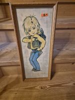 Originales Cowboy Bild, gerahmt, Vintage Look!