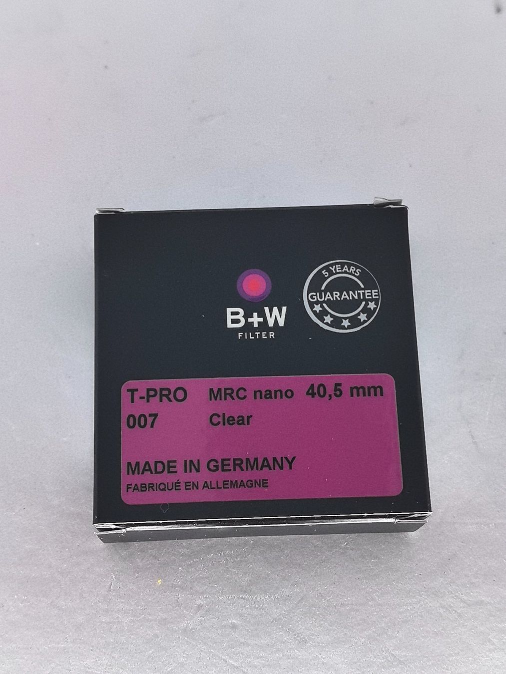 Filtri: B+W T-PRO MRC NANO clear 40,5MM – Nuovo e nell'imballaggio originale da Uster venduto da TOPPRICEE