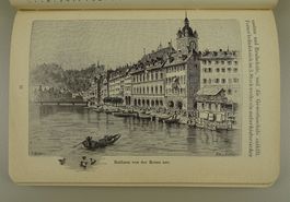 FÜHRER FÜR LUZERN, VIERWALDSTÄTTERSEE UND UMBEBUNG, 1898