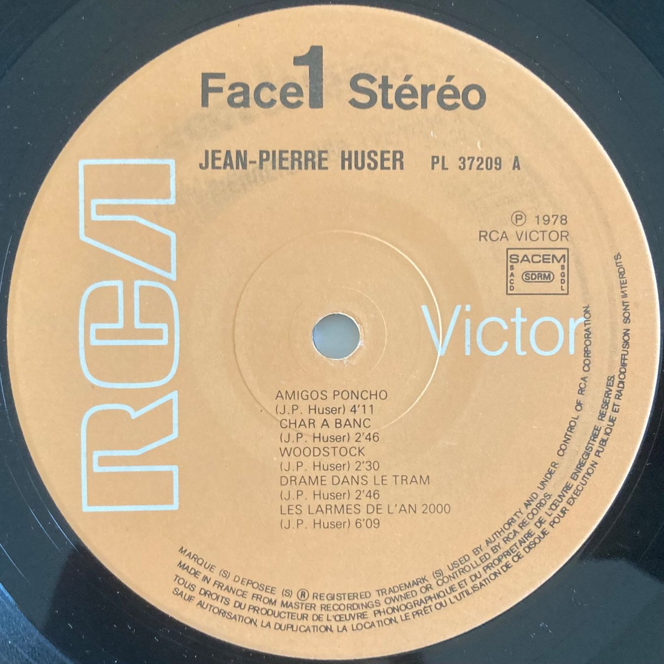 Dischi in vinile: JEAN-PIERRE HUSER - LES LARMES DE L'AN 2000 – Usato da Poliez-Pittet venduto da Newtown-Records 2