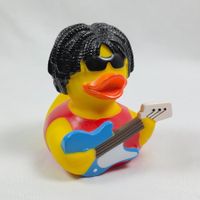 Sammlerstück! Coole Rocker Ente mit Gitarre - neuwertig