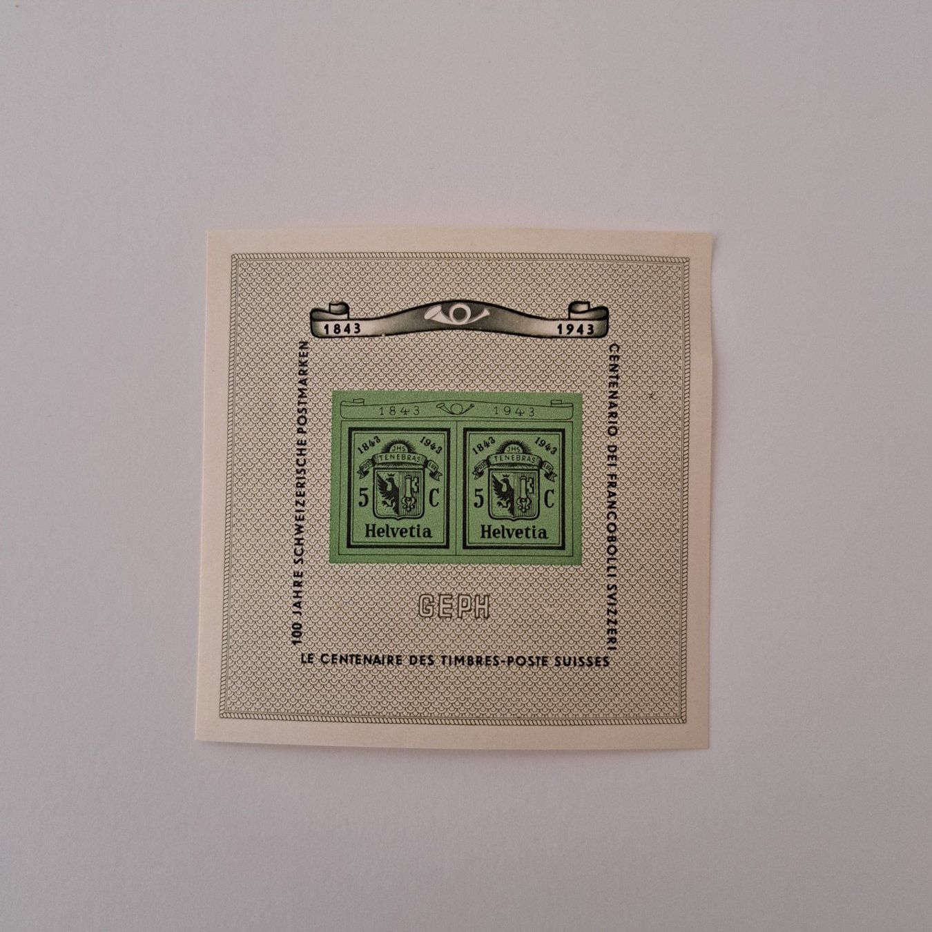 Tous les timbres: Genfer Block 1943 – D'occasion à Lüterkofen par Winnetu44