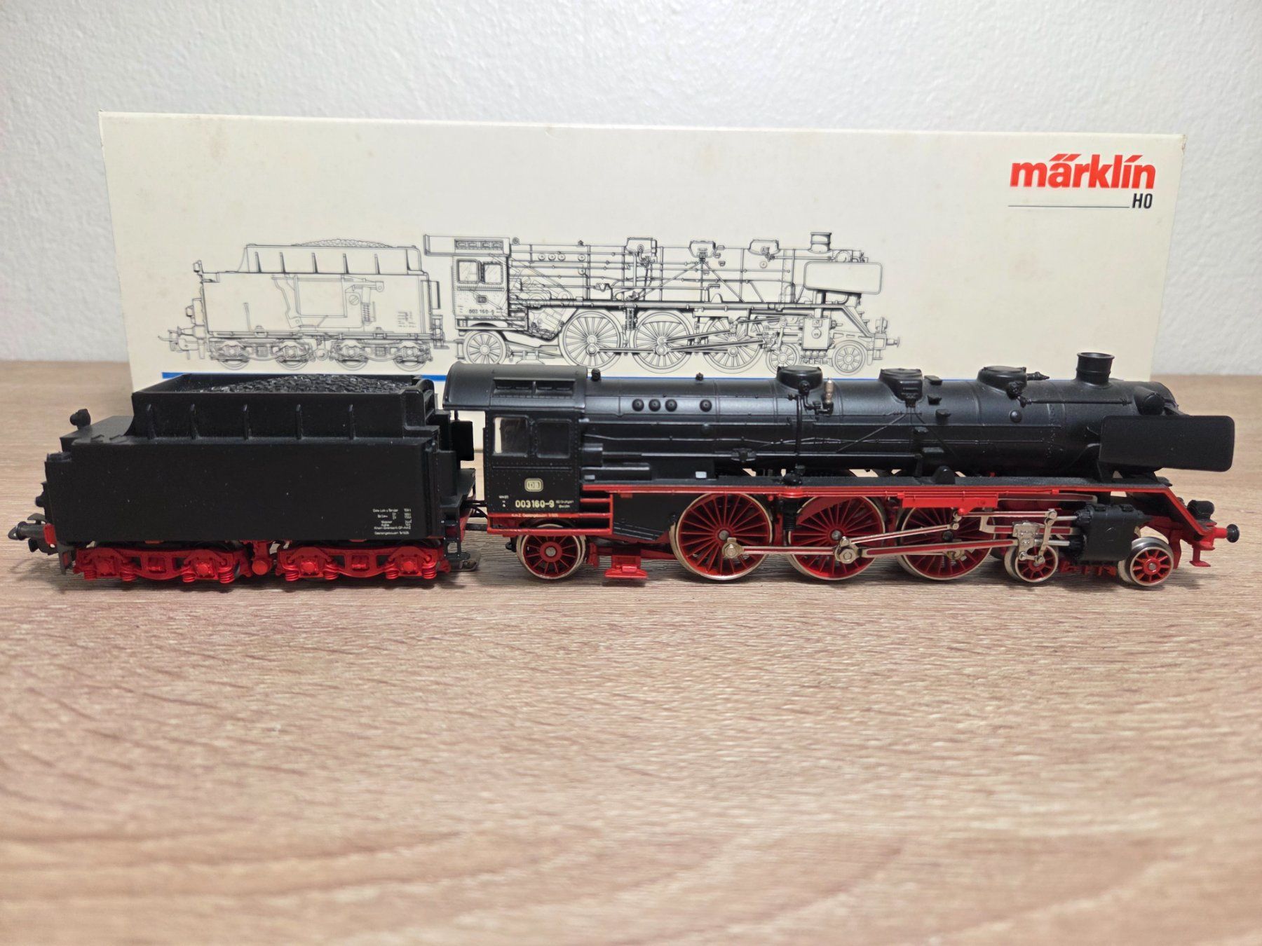 Märklin Modellini di ferrovie: Märklin 3085 Dampflok BR 003 DB H0 – Usato da St-Aubin-Sauges venduto da Lo_Go 1