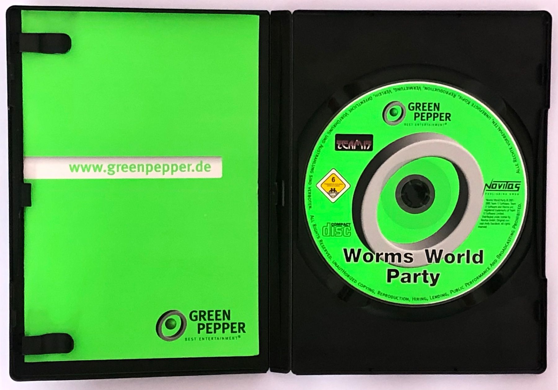 Giochi: Worms World Party (PC Game) – Nuovo e nell'imballaggio originale da Küblis venduto da AlpinePro_GR 2