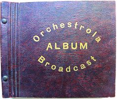 Orchestrola 20cm Schellackplatten-Album m. 12 Ländlerplatten