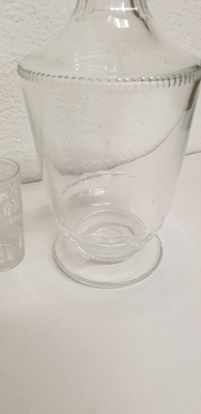 Moser Caraffe: Kristallglas Flasche Moser Glas – Usato da Emmen venduto da magelan 2