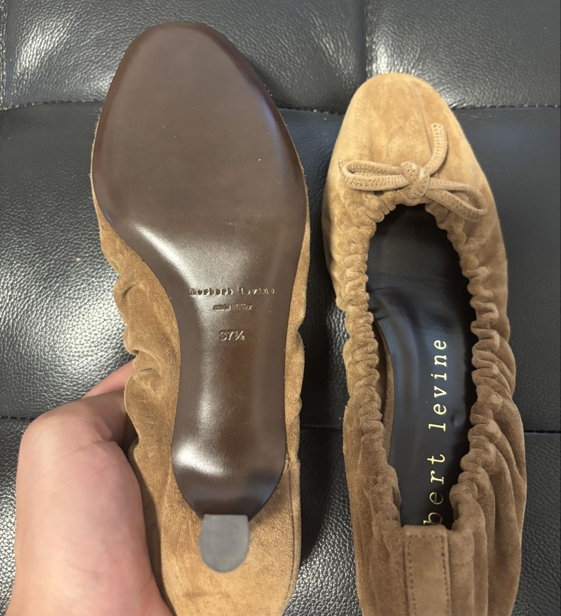 Scarpe da donna: Norbert Levine Brown Ballerinas – Usato da Chur venduto da Cuteclothes7k 1