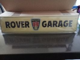 Blechschild-ROVER GARAGE -46 X 10 CM
