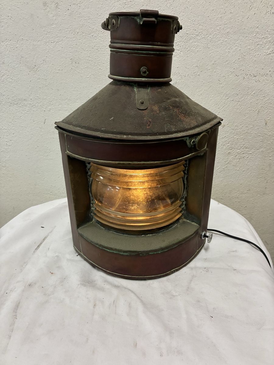 Lampade: Nachttischlampe Schiffslampe Kupfer – Usato da Zollikerberg venduto da succiklein 1