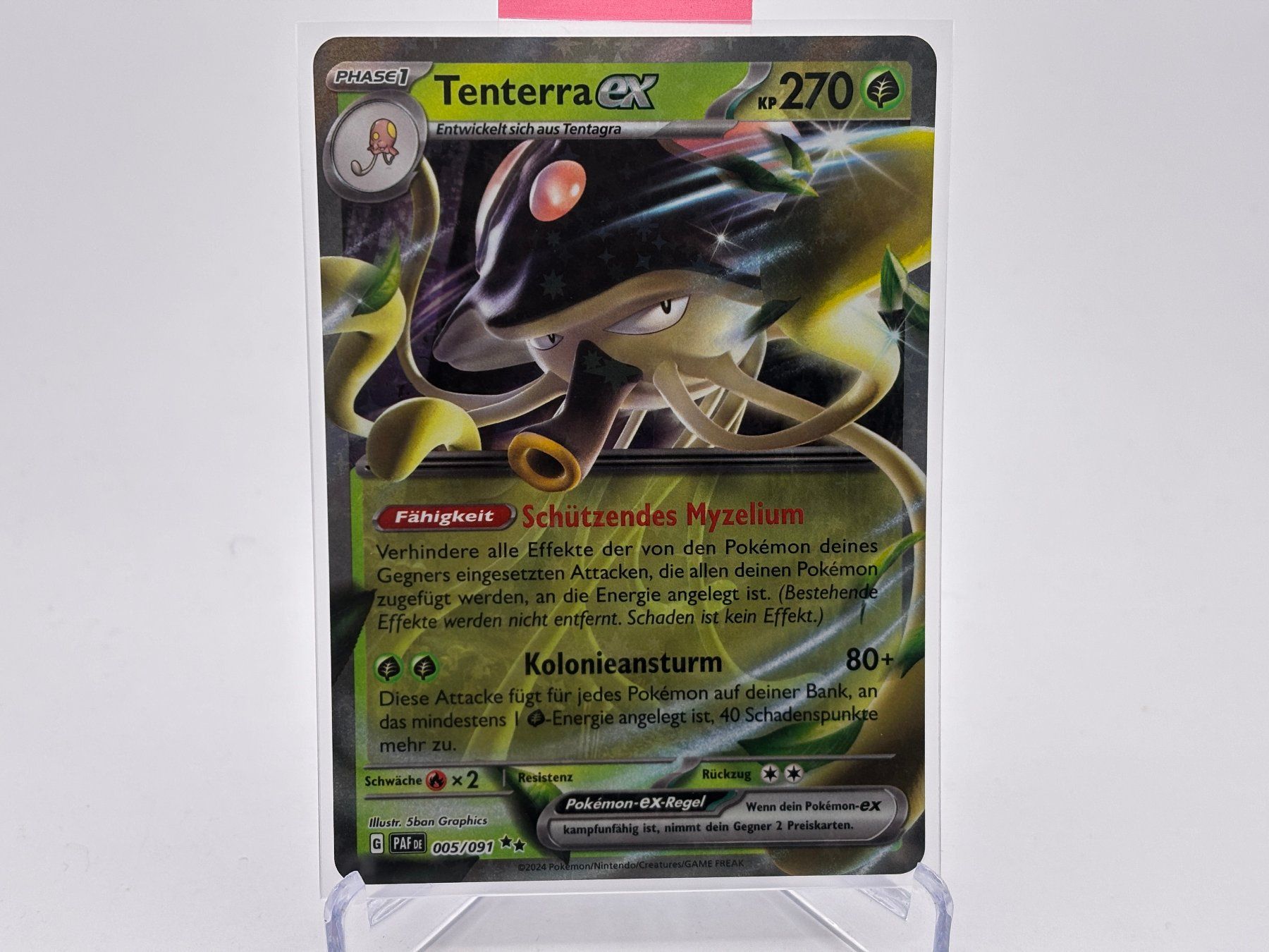 Pokémon Carte collezionabili: Paldeas Schicksale - Tenterra ex  (PAF 5) - DE – Nuovo (secondo la descrizione) da Allschwil venduto da Bullach