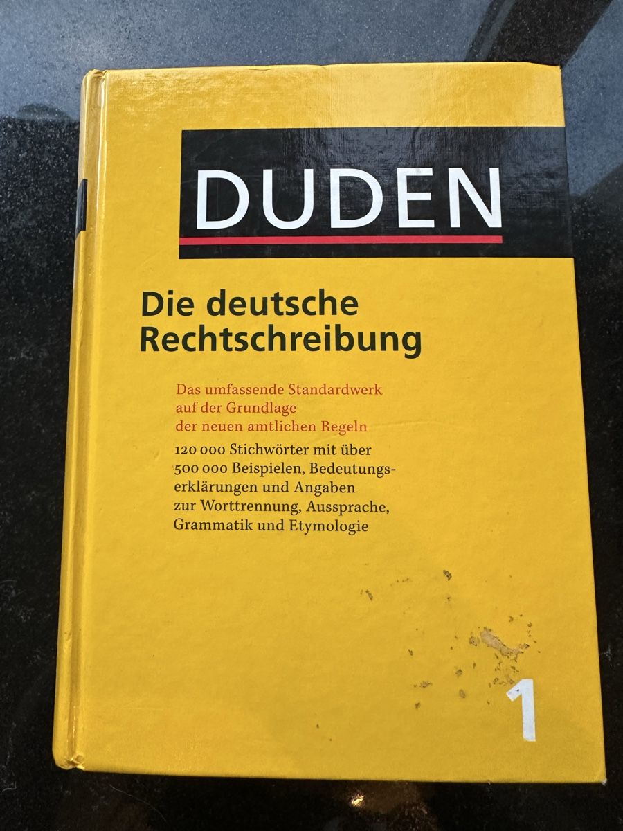 Libri: Duden Deutsche Rechtschreibung – Usato da Bern venduto da Shininglove