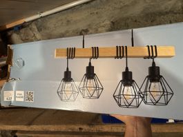 Hängeleuchte EGLO TOWNSHEND 5 Holz 4x60W neuwertig