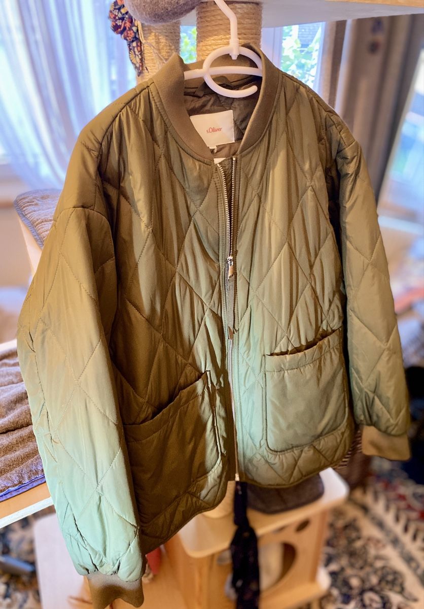 S.Oliver Jacken: Oliv-grüne Bomberjacke von s.Oliver RED LABEL – Gebraucht aus Zürich von sheijla 3