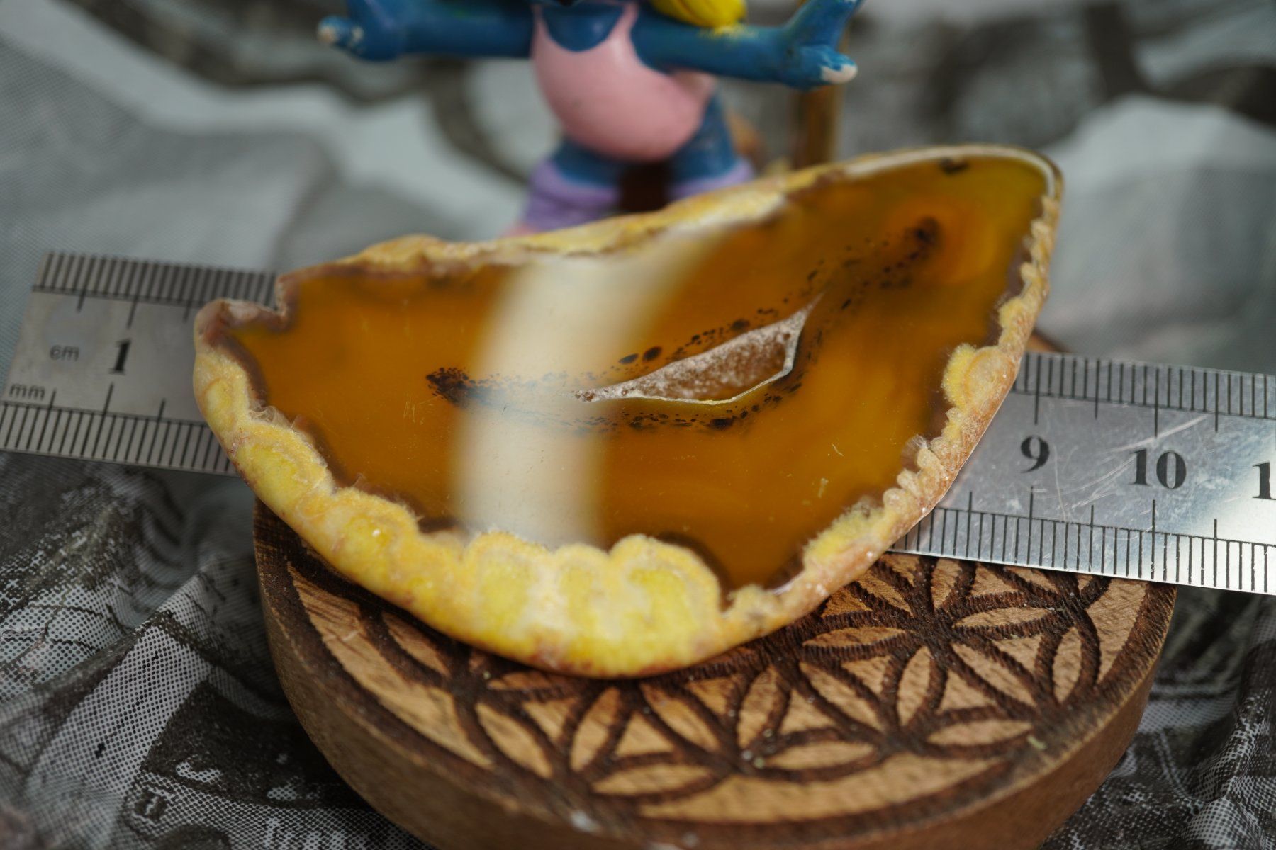 Minerali & Pietre curative: Achat  Scheibe  Gelb  Wunderschön       ab  1.-     Räumung – Nuovo e nell'imballaggio originale da Eschenbach SG venduto da topstone 4