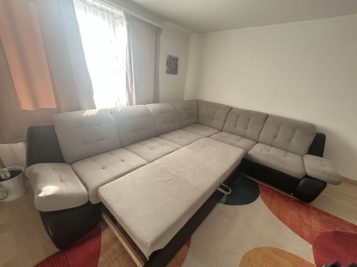 Sofas: Ecksofa grau schwarz mit Bettkasten – D'occasion à Arbon par don_9ldx 5
