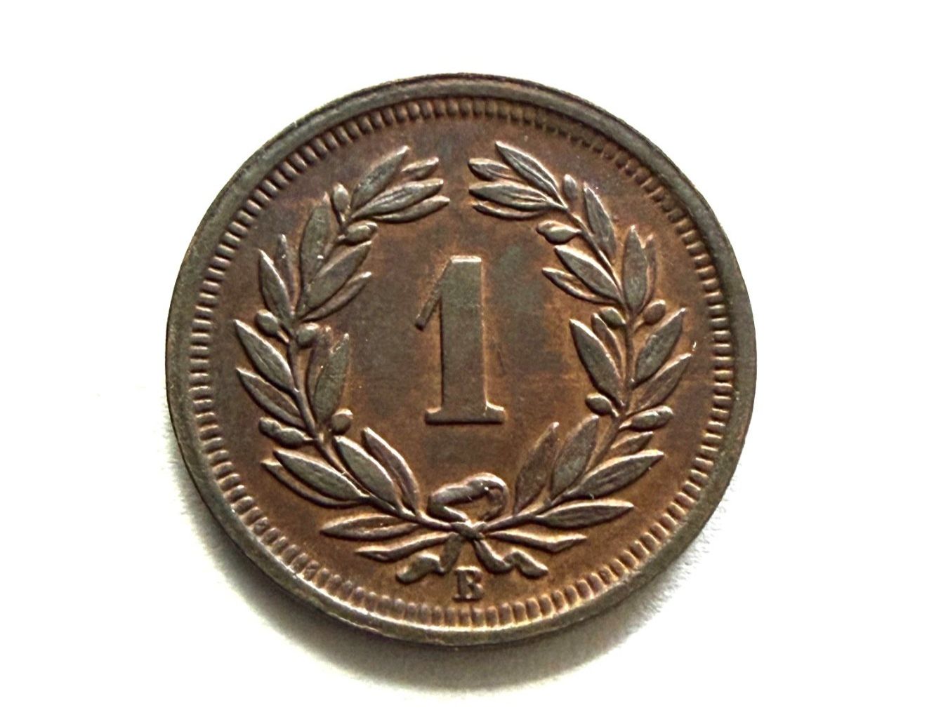 Toutes les monnaies: 1 Rappen 1924 – D'occasion à Saas-Fee par edy_z6q9 1