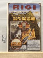AK Plakat Arth Rigi Bahn