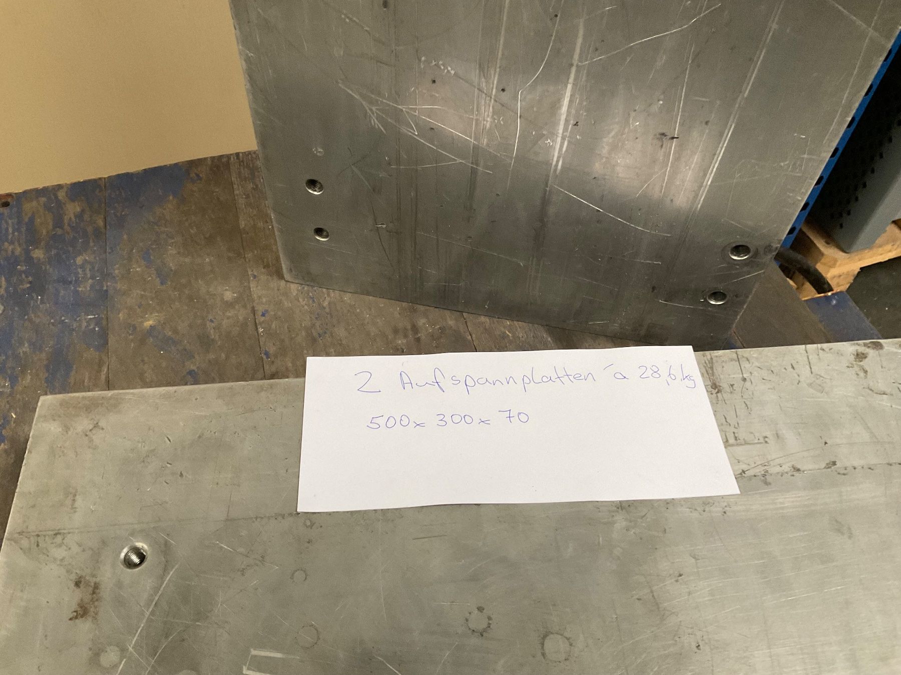 Alle Werkzeuge: Alu Aufspannplatte 2 Stück – Gebraucht aus Altnau von Seemoewe 2