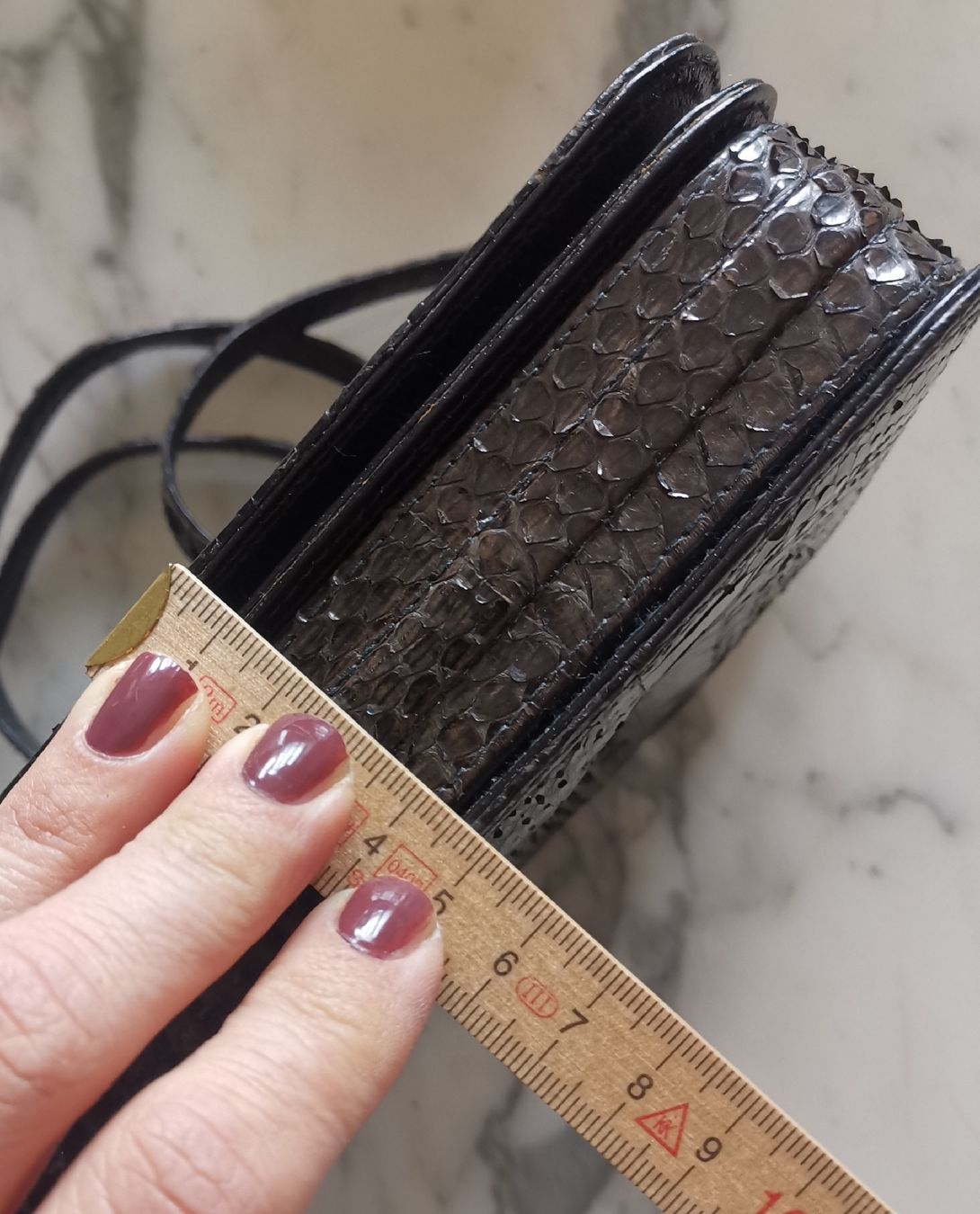 Borse da donna: Vintage Phytonleder Handtasche – Usato da Uerikon venduto da pink_flamingo 6