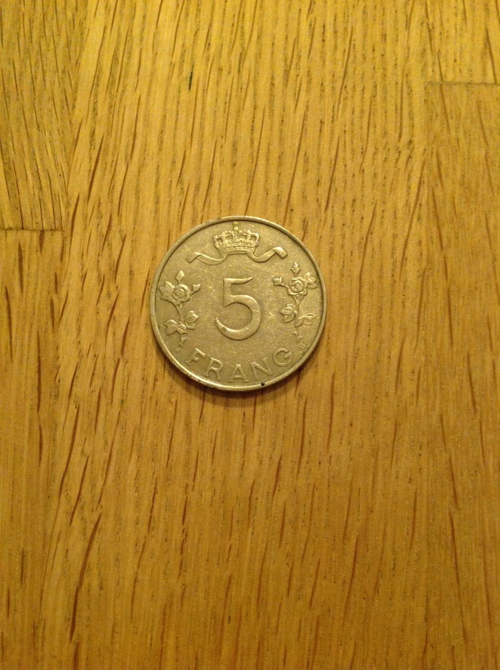 Tutti le monete: Piece 5 franc de Luxembourg de 1949 – Usato da Villars-sur-Glâne venduto da Graca03 1