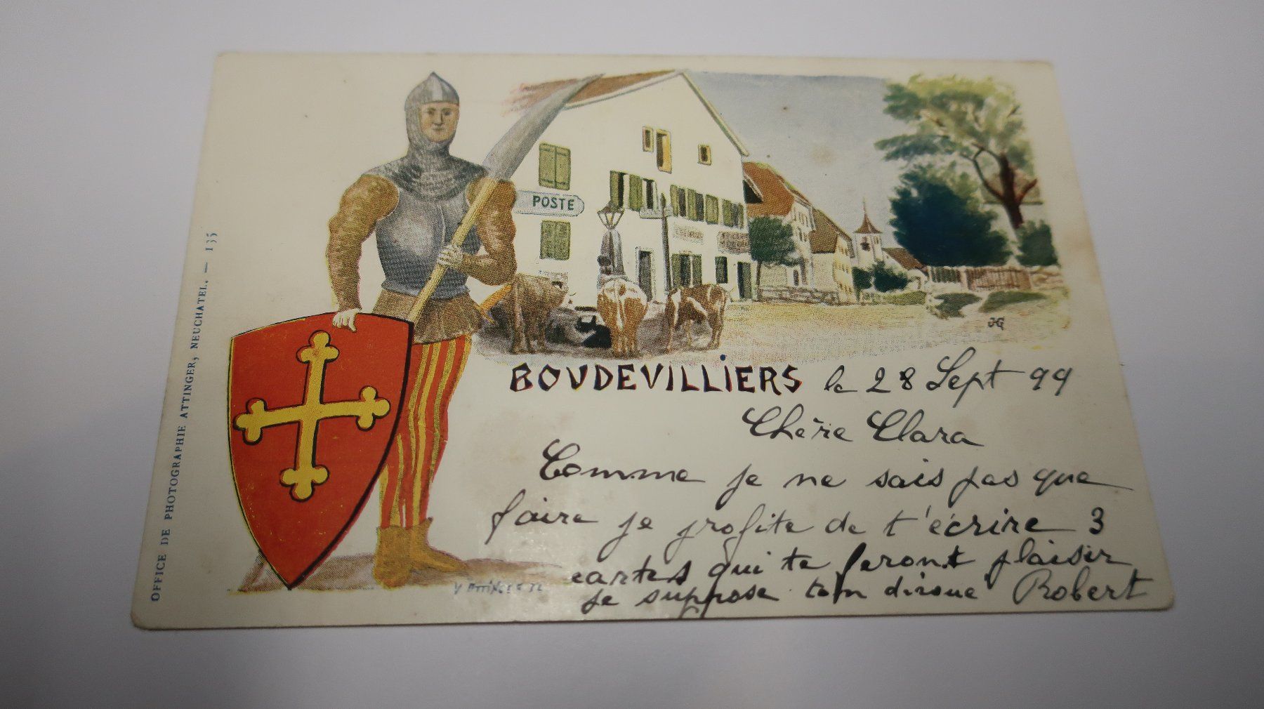 Cartes postales: Boudevilliers 1899 – D'occasion à Cormoret par Pascalll2001 1