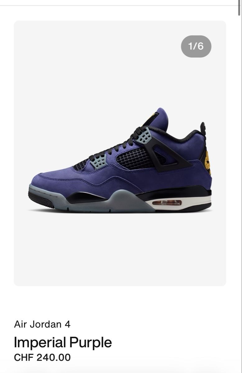 Jordan Herrenschuhe: Air Jordan 4 Retro – Neu und originalverpackt aus Konolfingen von gma_smx6 5
