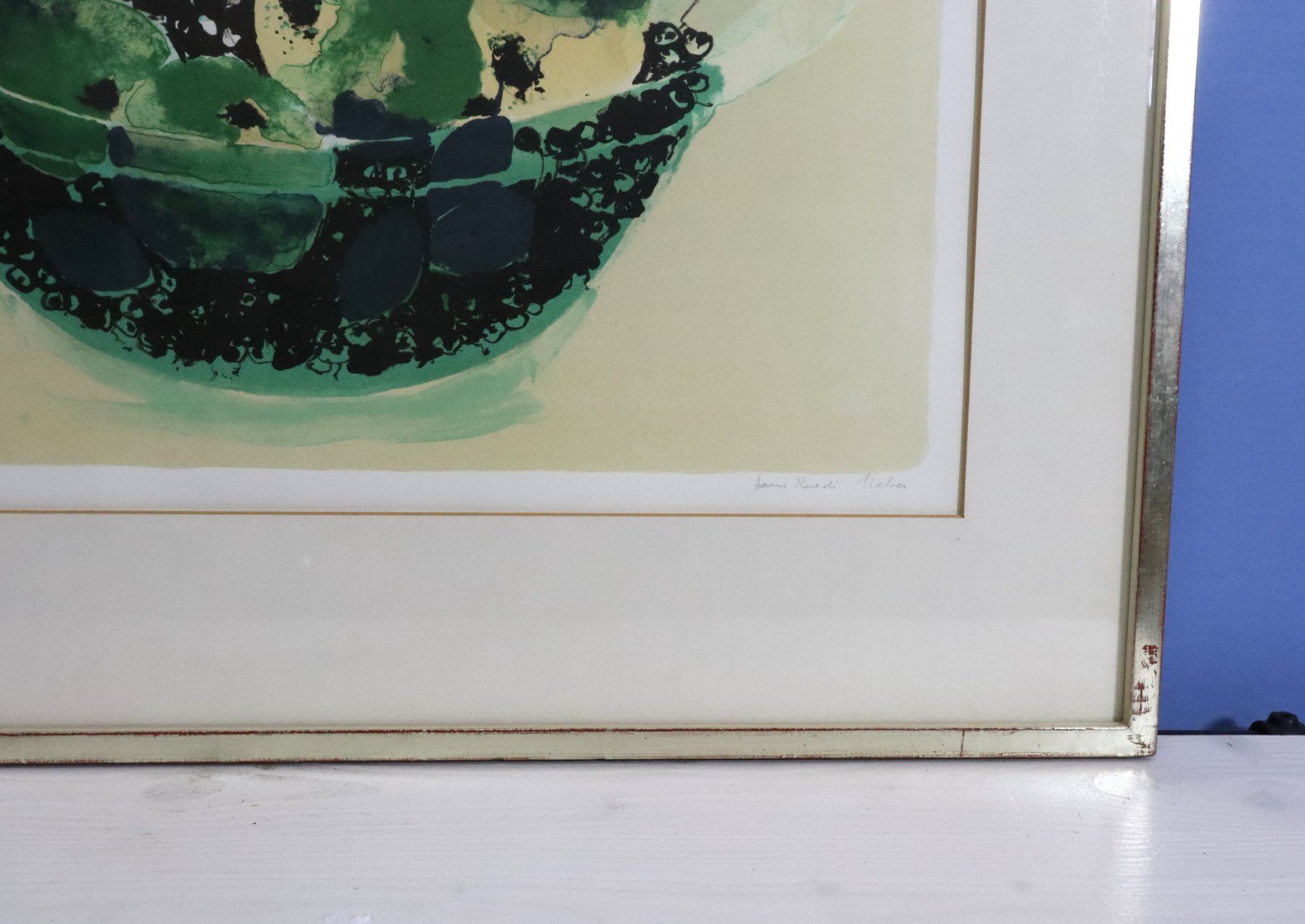 Grafica & Litografie: Hans Ruedi Sieber 1926-2002, Lithographie, "Stillleben" – Usato da Zug venduto da Kunst-Fundgrube 8