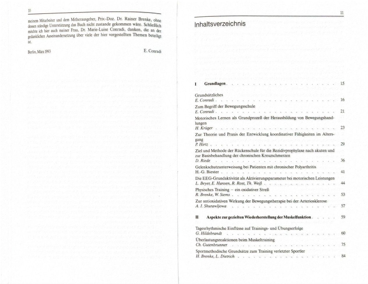 Libri: Conradi Eberhard, Bewegungstherapie – Usato da Sarnen venduto da Livres 5