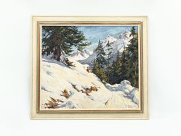 Ölgemälde "Arosa", 1926 - Arnold Zord - Ref. 06/20