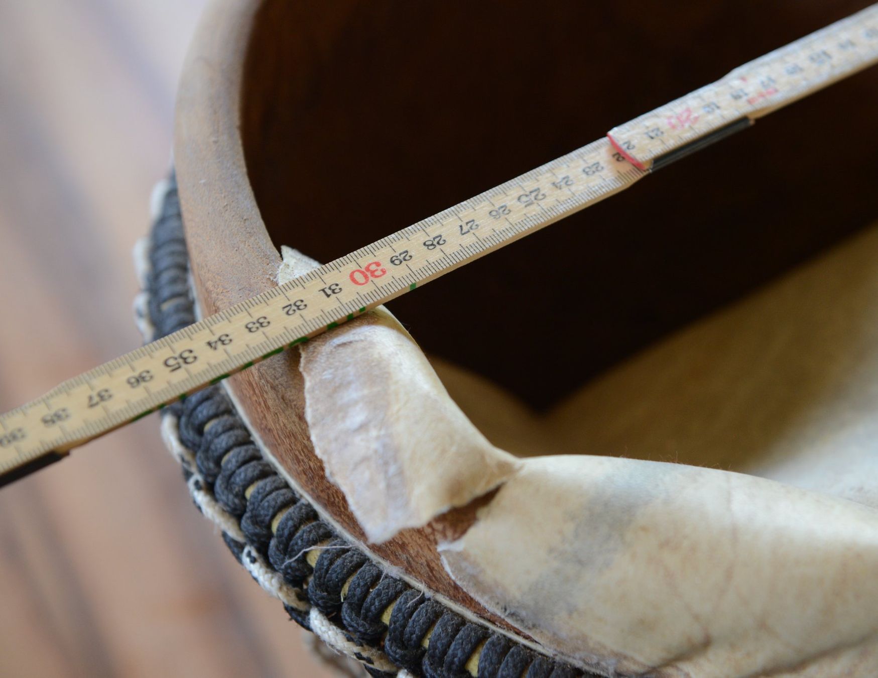 Strumenti musicali: Profi-Djembé, grosser Durchmesser, Westafrika – Usato da Bern venduto da HansJon 2