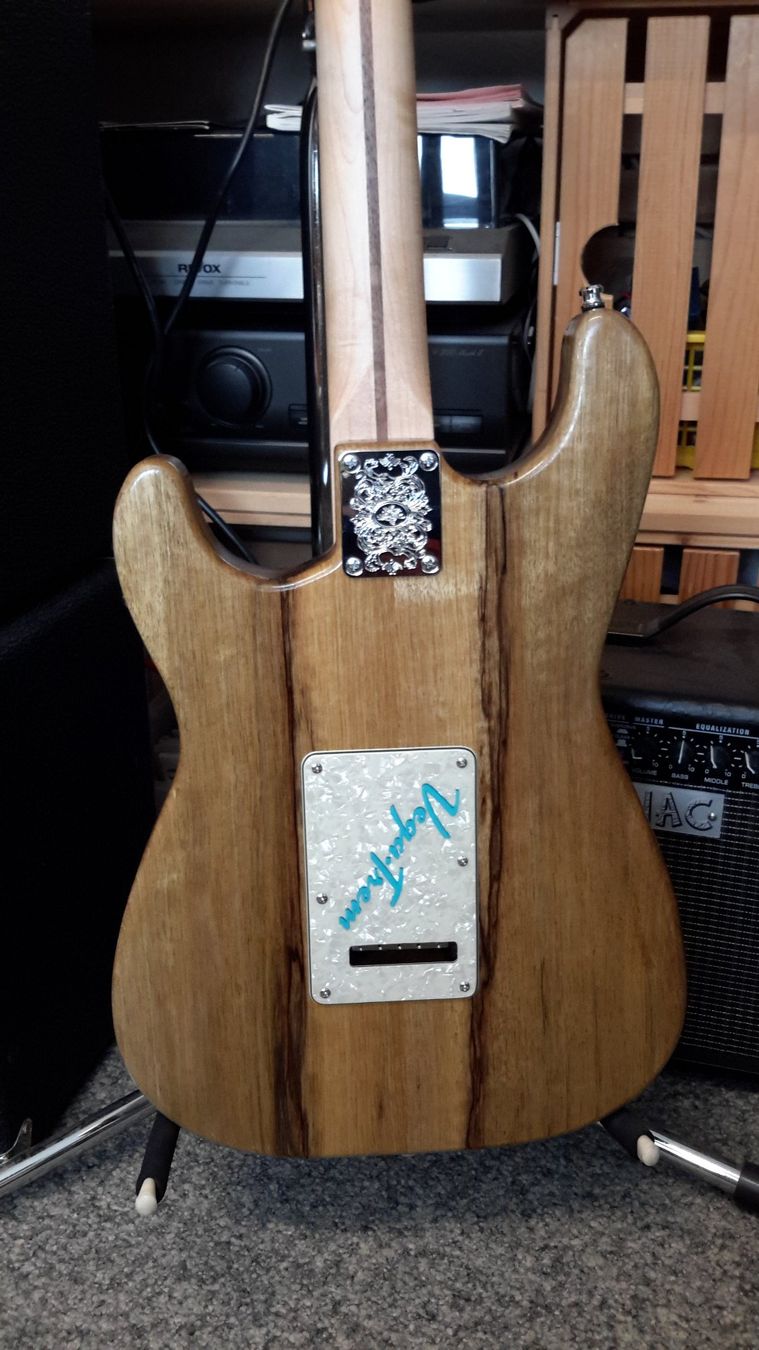 Strumenti musicali: Strat Black Limba W.L. Unikat – Nuovo e nell'imballaggio originale da Ruggell venduto da walaregu 2
