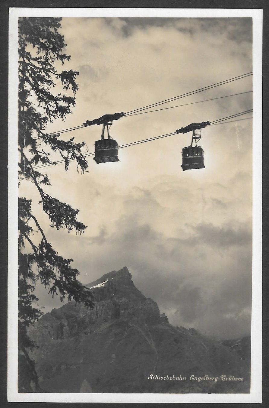 Cartoline postali: Schwebebahn Engelberg - Trübsee – Usato da Olten venduto da clotaldi