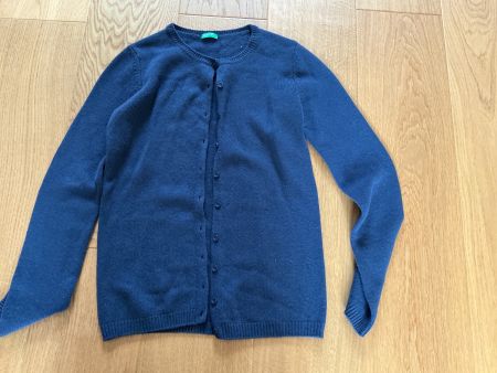 Benetton Strickjacke für Kind Dunkelblau, Gr 170cm, 13-14J